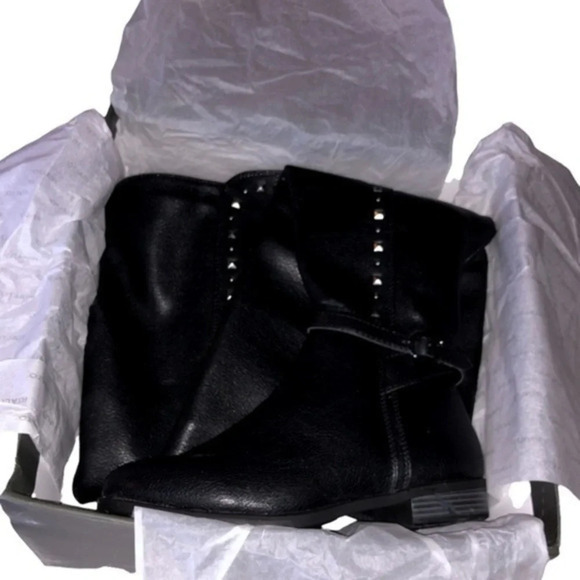 Rialto Ferrell Over The Knee Black Boots Size 6 - Picture 14 of 16